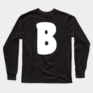 Letter B Long Sleeve T-Shirt